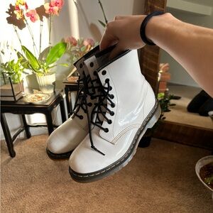 Dr. Martens white size 8